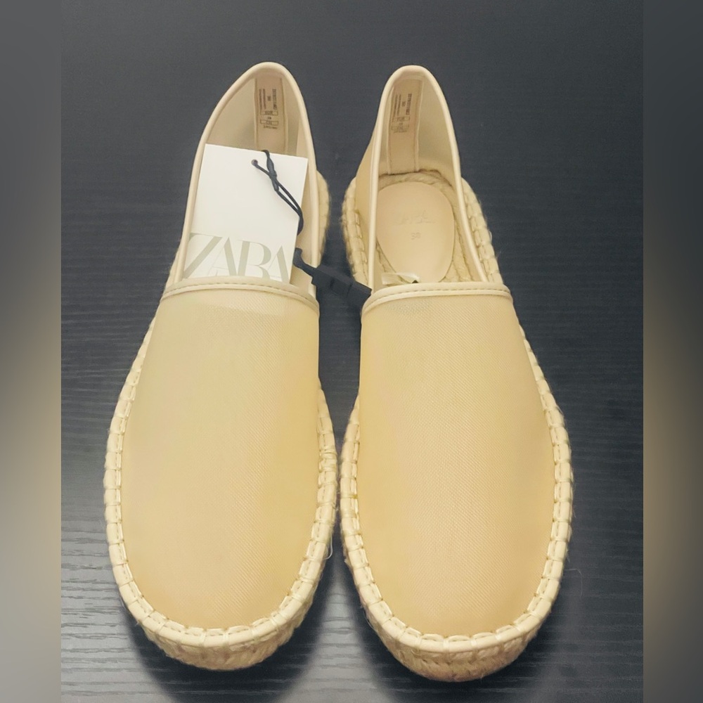 🆕 ZARA Sheer Mesh Espadrilles